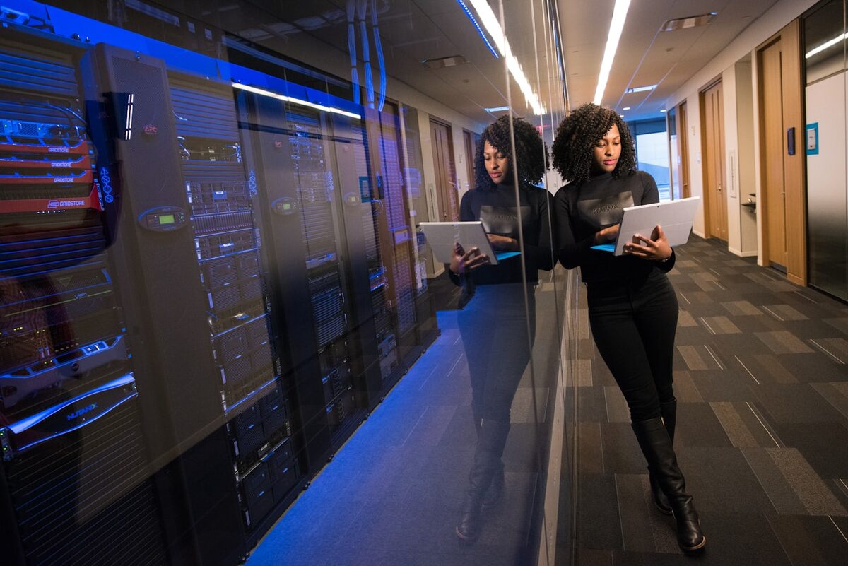 Onion Technology engineers in the data centre